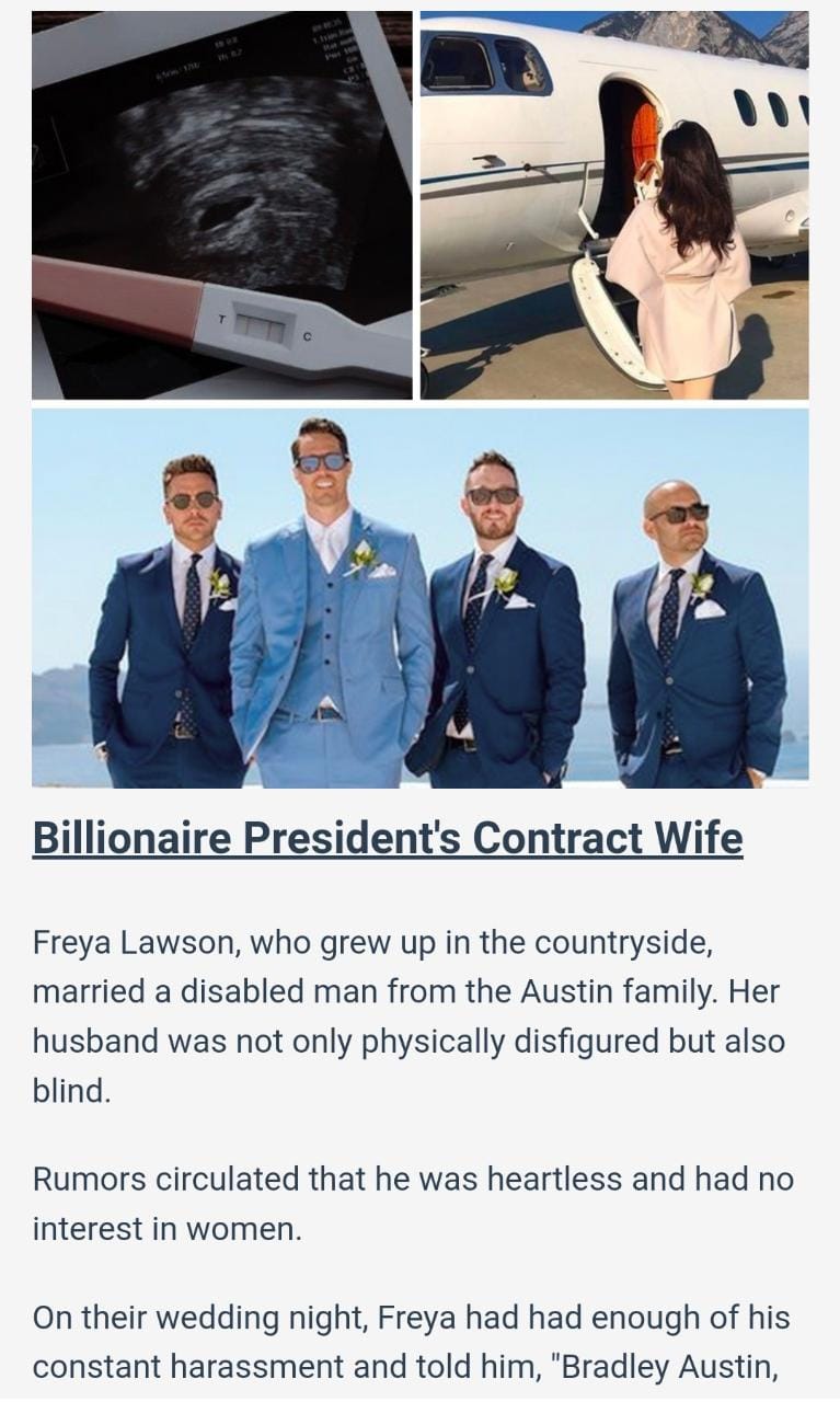 Billionaire President's Contract Wife (Freya & Austin)